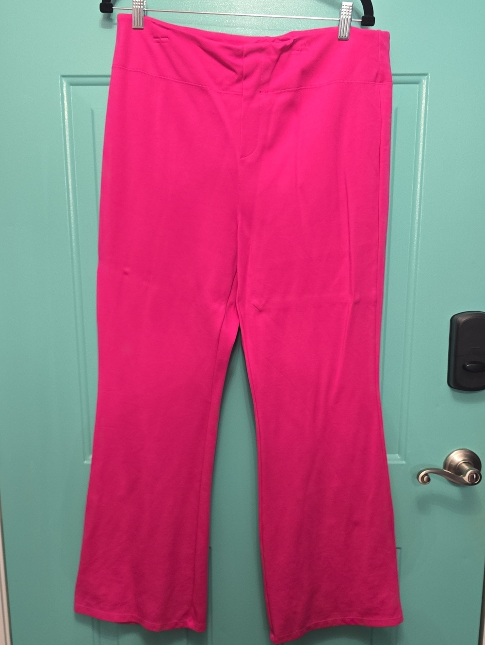 HALARA Hot Pink Ponte Flare Pants